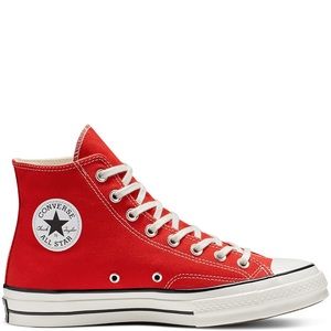 Red High Top Converse